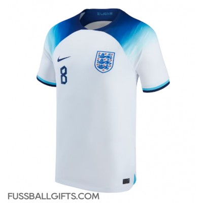 England Jordan Henderson #8 Fußballbekleidung Heimtrikot WM 2022 Kurzarm